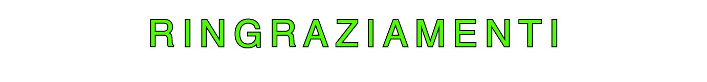  ringraziamenti