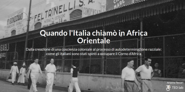 Dear Lucy, long form sul colonialismo italiano in Africa Orientale